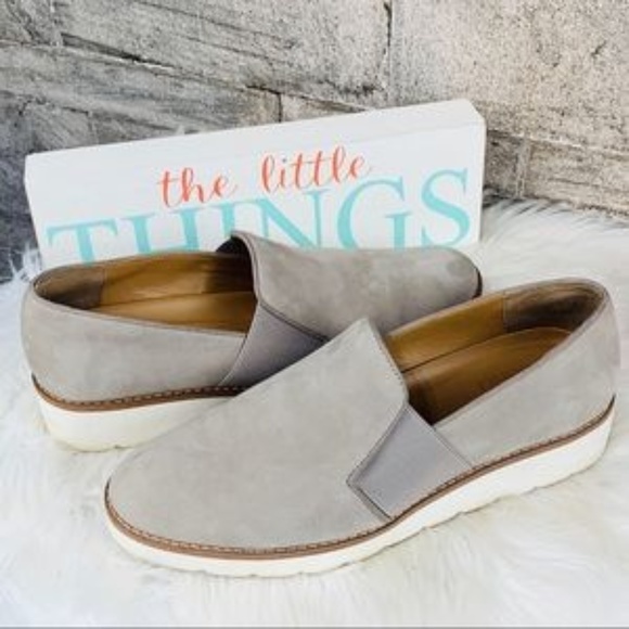 Franco Sarto Hailie 2 Leather Wedge Loafer Size 8M - Picture 2 of 6